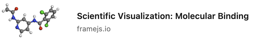 A framejs link unfurling as a preview card on LinkedIn